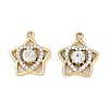 Alloy Rhinestone Pendants FIND-M018-15G-1