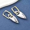 Horse Eye Brass Hoop Earrings for Women EJEW-U057-06D-04GP-2