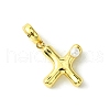 Rack Plating Brass with ABS Plastic Pearl European Dangle Charms KK-G501-02X-G-1