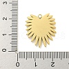 PVD Vacuum Plating 304 Stainless Steel Pendants STAS-L278-038G-3