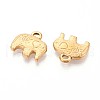 201 Stainless Steel Charms STAS-N109-230G-2