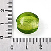 Handmade Silver Foil Glass Beads SLF15mmY-05-3