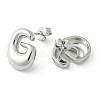 Rack Plating Brass Earrings EJEW-S222-01P-G-2