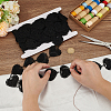 Fingerinspire 7.5 Yards Polyester Lace Trim DIY-FG0006-84A-3