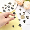 20Pcs 10 Styles Alloy Enamel Pendants ENAM-YW0004-20-3