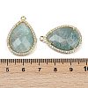 Natural Amazonite Faceted Pendants G-K347-12G-04-3
