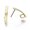 Iron Stud Earring Findings IFIN-N005-20-3