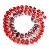 Transparent Glass Beads Strands GLAA-B014-01C-1