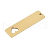 304 Stainless Steel Pendants STAS-D365-02G-2