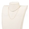 Brass Cable Chain Necklace NJEW-JN03110-02-5