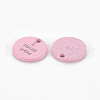 Spray Painted Alloy Charms for Valentine's Day PALLOY-Q433-027B-RS-2