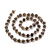 Natural Smoky Quartz Beads Strands G-P463-49-3