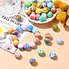 Round Silicone Focal Beads SIL-CJC0001-11A-6