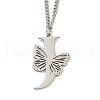201 Stainless Steel Necklaces NJEW-Q336-01J-P-1