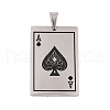 Non-Tarnish 304 Stainless Steel Pendants STAS-K283-06P-1