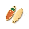 304 Stainless Steel Enamel Pendants STAS-U060-01G-02-2