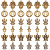   60PCS 6Style Angel Tibetan Style Alloy Pendants TIBEP-PH0001-64-1