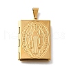 316 Stainless Steel Locket Pendants STAS-C123-03B-G-1