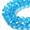 Glass Beads Strands GR12MMY-20L-3