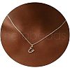 Fashionable Brass Letter Heart Pendant Necklaces for Women FS-WGD0E1D-31-1