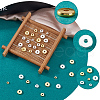 SOFPLATE Flat Round Brass Spacer Beads KK-SP0002-27-6