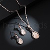 Alloy Cat Eye Jewelry Sets FS-WGA72DD-01-1