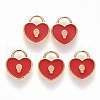 Alloy Enamel Charms X-ENAM-S121-039-2