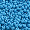 Imitation Jade Glass Seed Beads SEED-Z001-A-B18-3