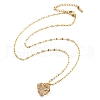 304 Stainless Steel Necklaces for Women NJEW-R015-03G-4