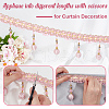 Curtain Plastic Beaded Fringe Trim OCOR-WH0090-69B-4