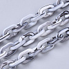 Acrylic Handmade Cable Chains SACR-N006-03G-1