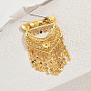 Elegant Heart Brass Brooches for Women LY4054-6