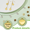 150Pcs 5 Colors Tibetan Style Alloy Charms TIBEP-FG0001-05-3
