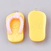 Resin Slipper Pendants RESI-S291-M-3