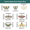 SUNNYCLUE 20Pcs 5 Styles Alloy Enamel Pendants ENAM-SC0005-43-2