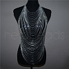 Alloy Crystal Rhinestone Multi-Layer Night Shop Sexy Body Chains WG459FD-01-1