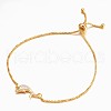 Adjustable Brass Bolo Bracelets BJEW-K204-01-G-2