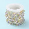 Brass Oval Link Chains KK-F862-55S-3