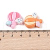 Opaque Resin Decoden Cabochons RESI-S394-02-3