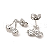 304 Stainless Steel Stud Earrings for Women EJEW-I281-40P-2