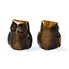 Natural Tiger Eye Owl Display Decorations G-N345-04F-2