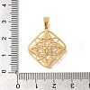 304 Stainless Steel Pendants STAS-S144-05G-B-3