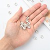 Iron Rhinestone Spacer Beads RB-A010-10MM-S-5