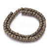 Electroplated Non-magnetic Synthetic Hematite Beads Strands G-P392-N08-1