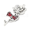 Alloy Enamel Pendants PALLOY-R151-68AS-01-2