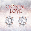 SHEGRACE 925 Sterling Silver Ear Studs JE536A-06-4