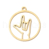 304 Stainless Steel Pendants STAS-Z131-01B-G-1