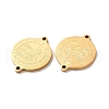 Ion Plating(IP) 304 Stainless Steel Connector Charms STAS-C074-11G-12-2