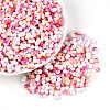 Baking Paint Glass Seed Beads SEED-F005-01A-15-4