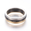 304 Stainless Steel Finger Rings RJEW-E158-18M3-2